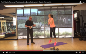 Fort Worth personal training After Burn Cardio Workout A
